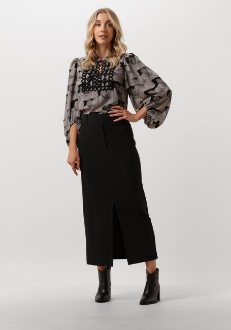 Graue JANSEN AMSTERDAM Midirock HVM682 ROK DAISY - large