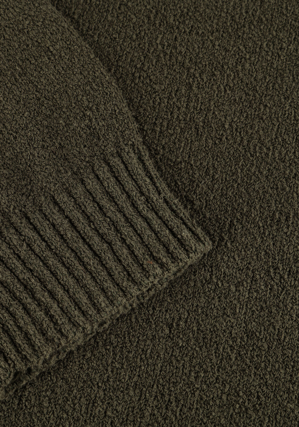 Gr&uuml;ne SELECTED MEN Pullover SLHLOOP LS KNIT CREW NECK - large