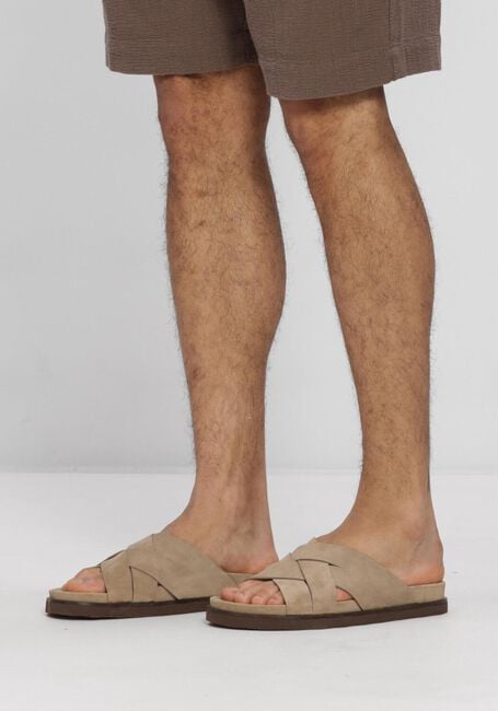 Taupe STEFANO LAURAN Pantolette 26004 - large