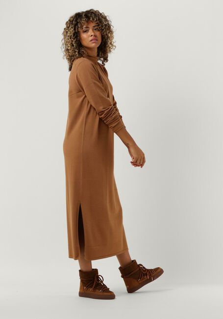 Camelfarbene PENN & INK Midikleid DRESS - large