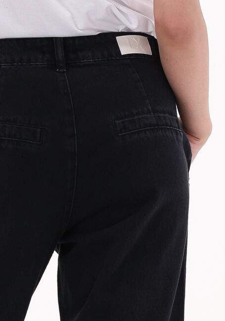 Schwarze ALIX THE LABEL Straight leg jeans LADIES WOVEN STUDDED JEANS - large