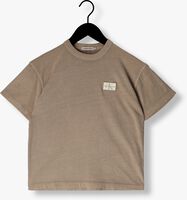 Braune CALVIN KLEIN T-shirt BADGE MINERAL DYE SS T-SHIRT - medium