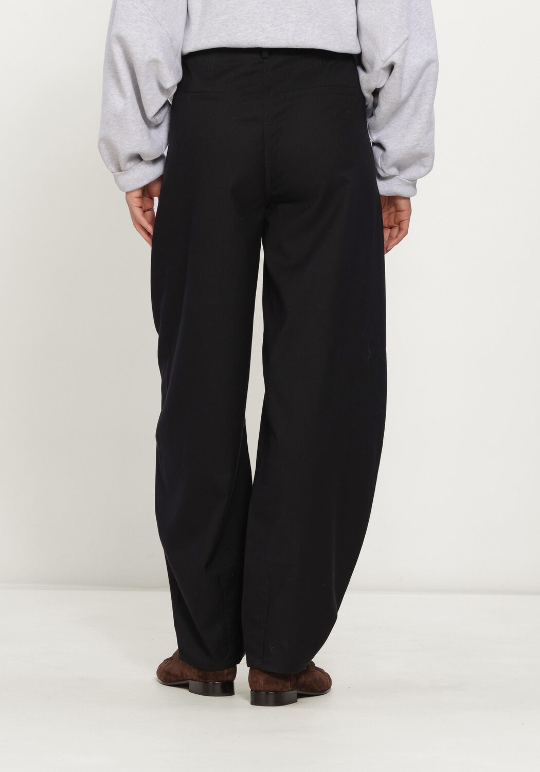 Schwarze SECOND FEMALE Barrel-hosen BLINK BARREL TROUSERS - large