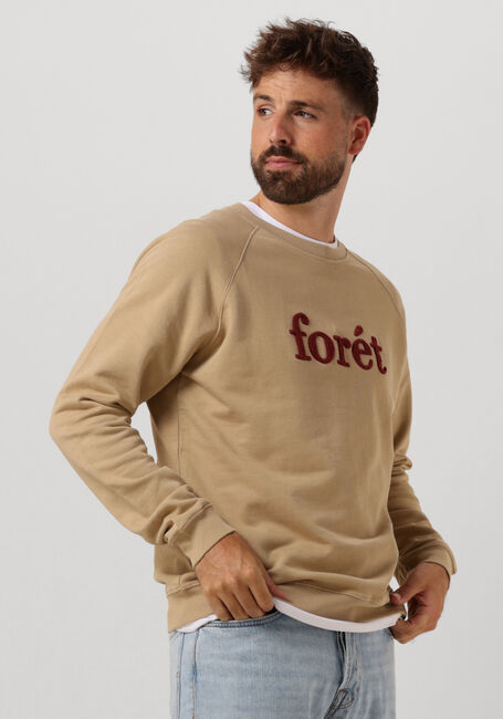 Beige FORÉT Sweatshirt SPRUCE SWEATSHIRT - large