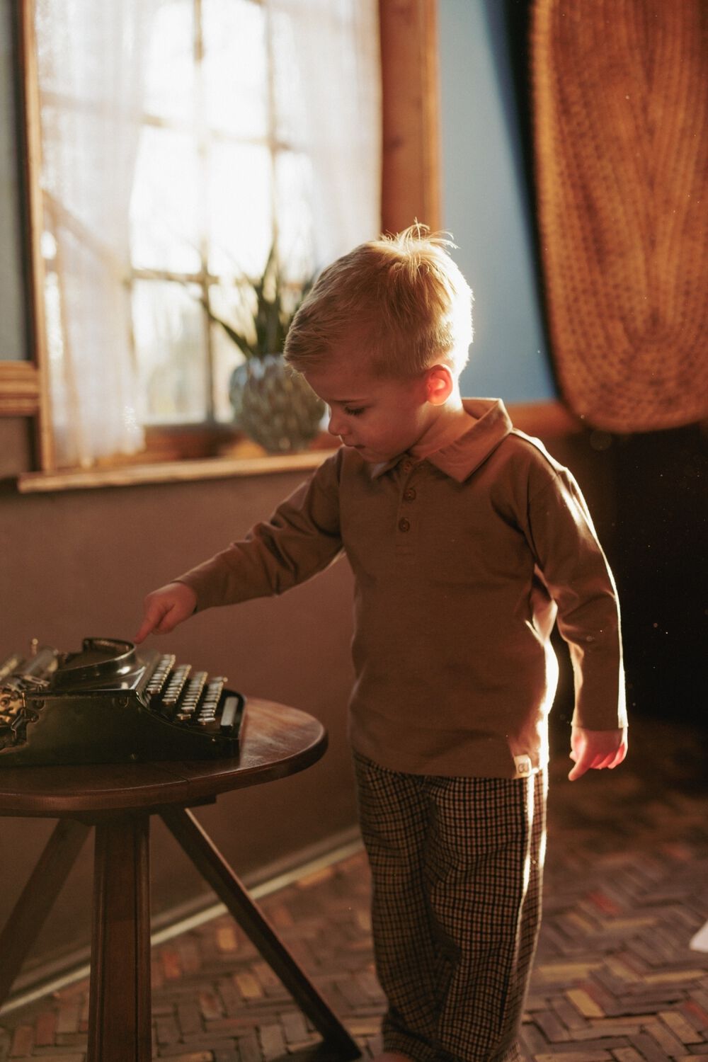 Mehrfarbige/Bunte MR.LOUTRE Hose WILLIAM - large