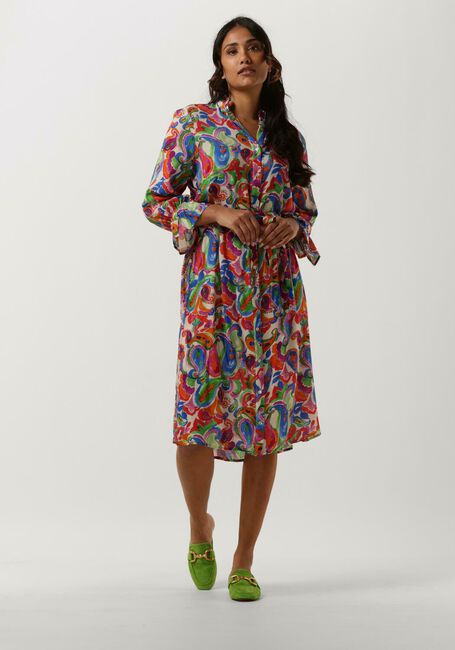 Mehrfarbige/Bunte JANSEN AMSTERDAM Midikleid DEVA - large