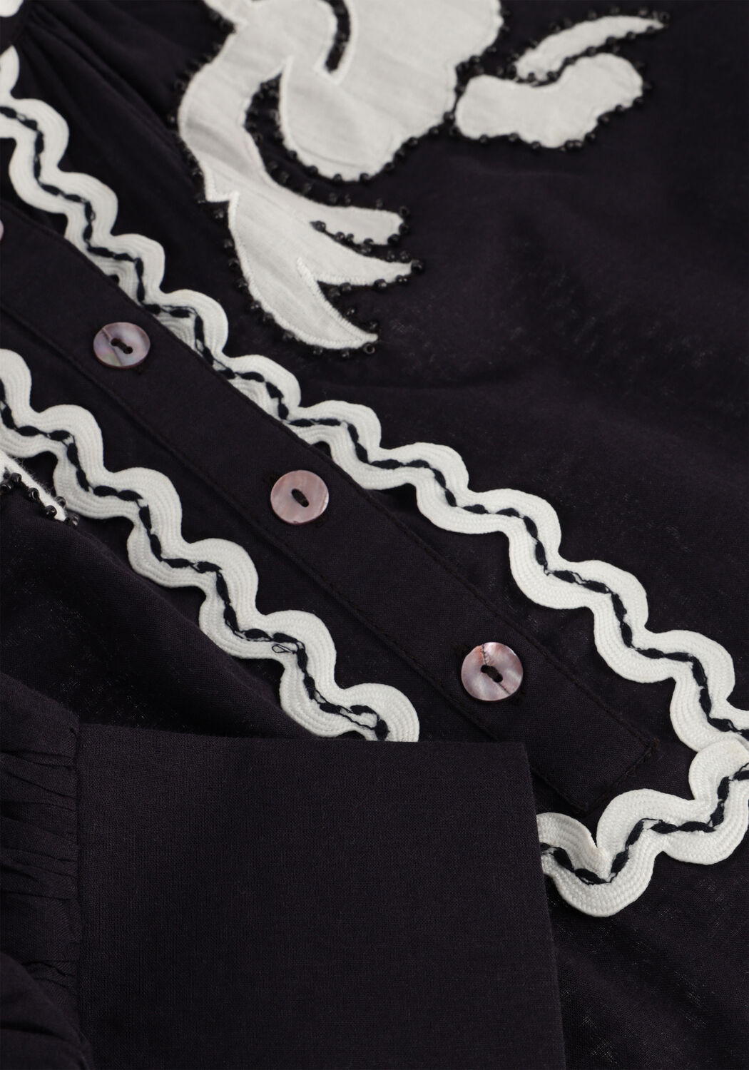 Dunkelblau ANTIK BATIK Blusen DALI BLOUSE - large