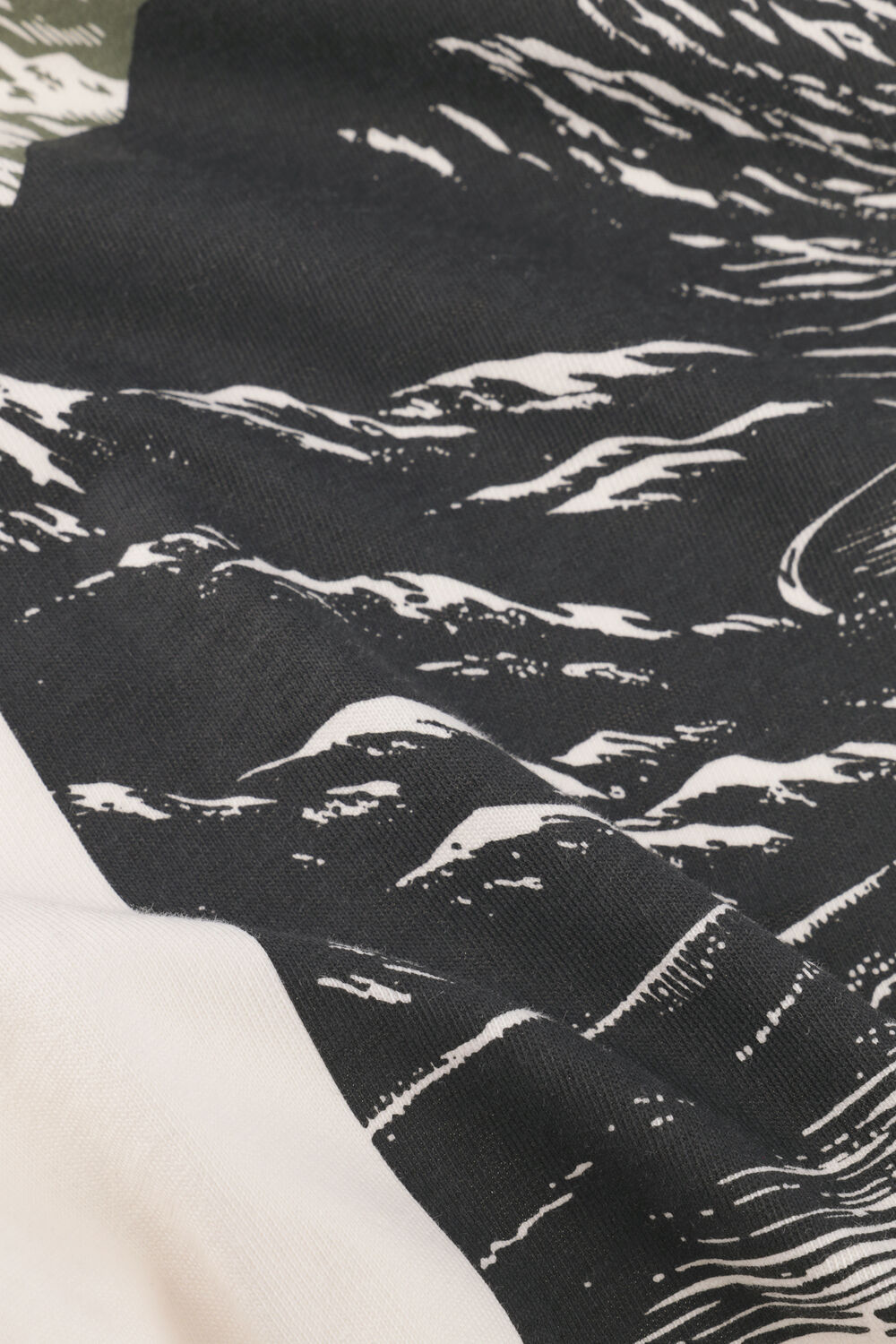 Wei&szlig;e BARBOUR T-shirt MORDEN RELAXED GRAPHIC T-SHIRT - large