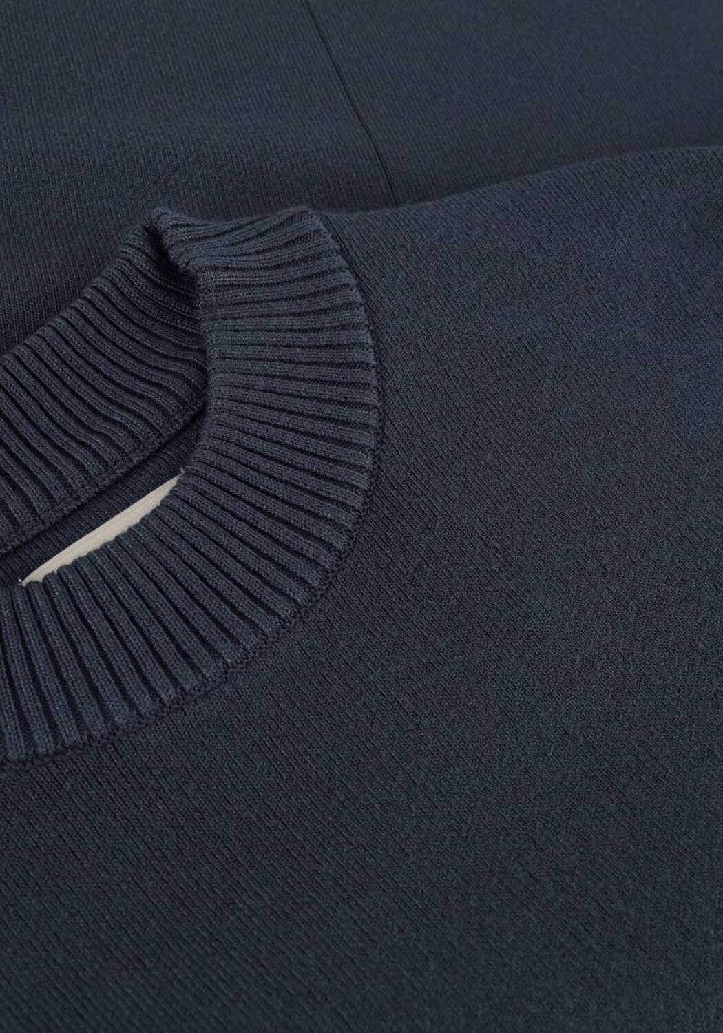 Blaue DSTREZZED Pullover FELL MOCK NECK - large