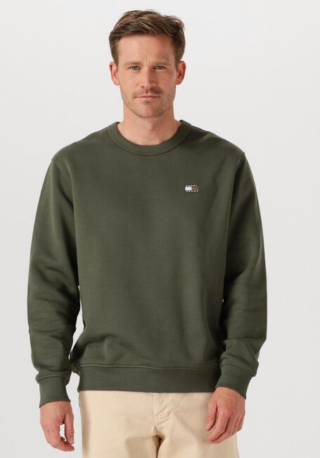Dunkelgrün TOMMY JEANS Pullover TJM REG BADGE CREW EXT - large