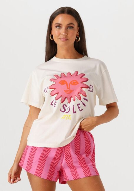 Ecru HARPER & YVE T-shirt LESOLEIL-SS - large