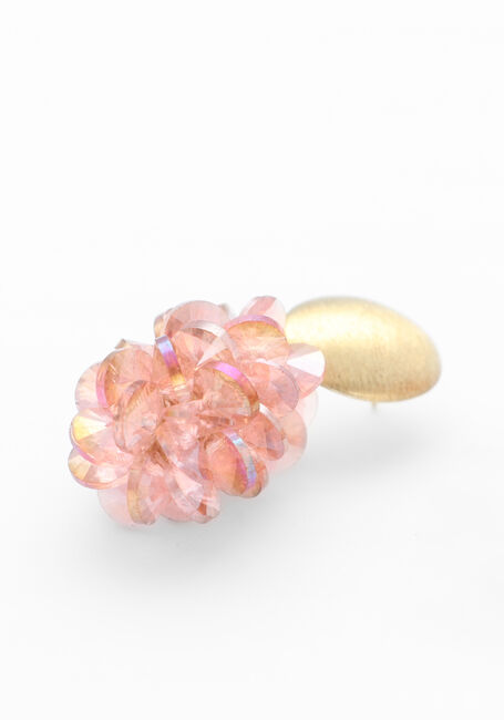 Rosane LOTT. GIOIELLI Ohrringe THICK OVAL CRYSTAL SEQUINS - large