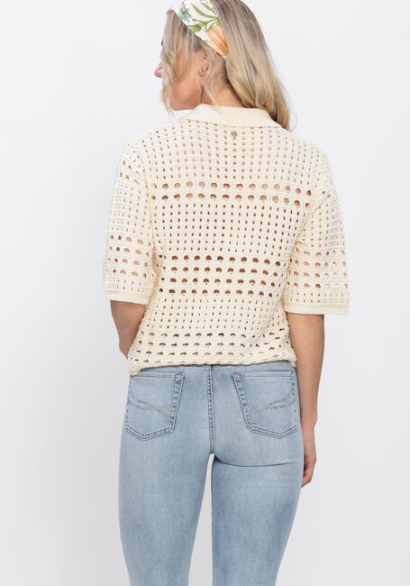 Creme LIU JO Blusen 3.0 MAGLIA APERTA M/C - large
