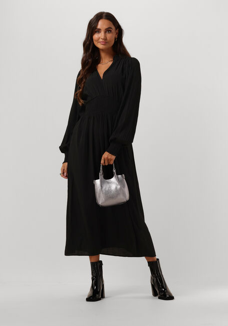 Schwarze CO'COUTURE Midikleid NINETTE SMOCK FLOOR DRESS - large