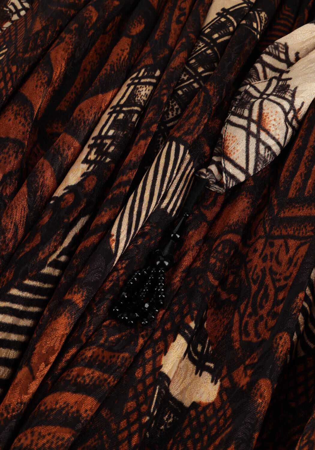 Braune MES DEMOISELLES Midikleid ABBEY - large