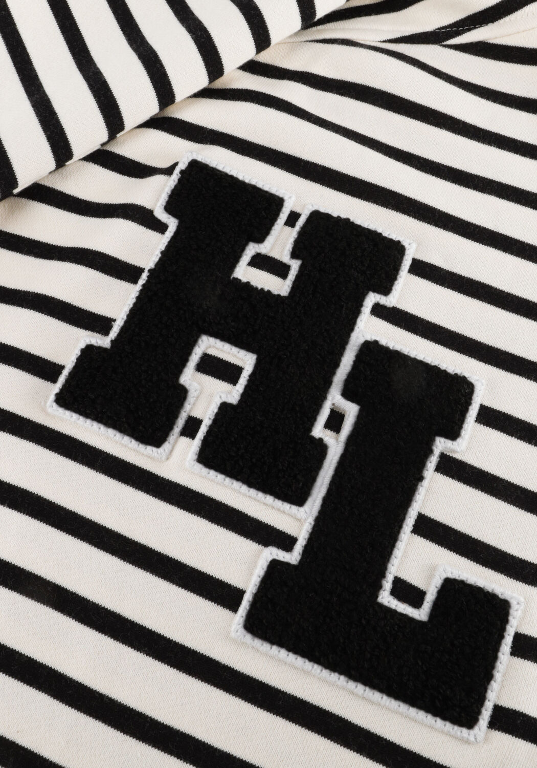 Mehrfarbige/Bunte HAUTE L'AMITI&Eacute; Pullover & Cardigans STRIPE APPLICATION SWEAT - large