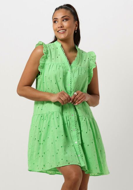 Grüne CO'COUTURE Minikleid POLA ANGLAISE SS DRESS - large
