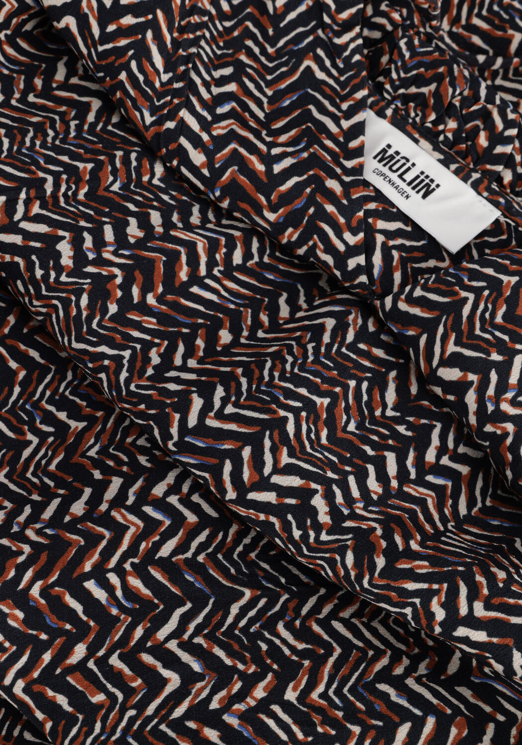 Braune MOLIIN Midikleid RIA - large