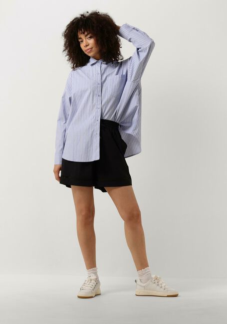 Blaue NEO NOIR Blusen DALMA STRIPE STONE SHIRT - large