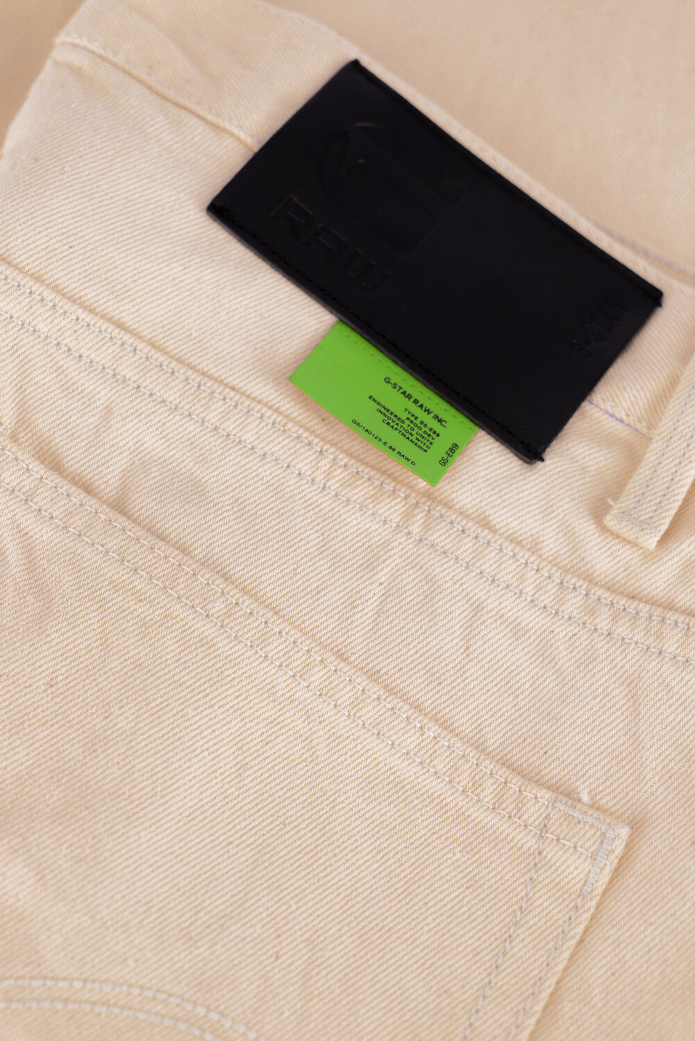 Beige G-STAR RAW Straight leg jeans TRIPLE A REGULAR STRAIGHT C525 - large