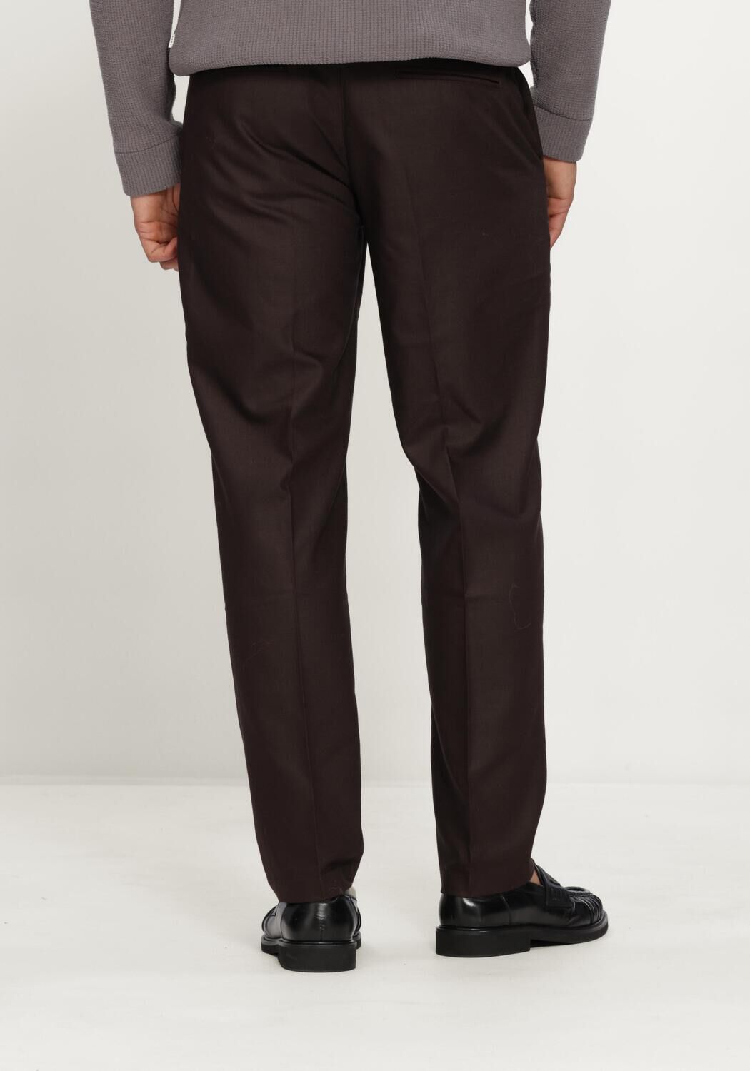 Braune LES DEUX Chino BRUSHED TWILL REG SUIT PANTS - large