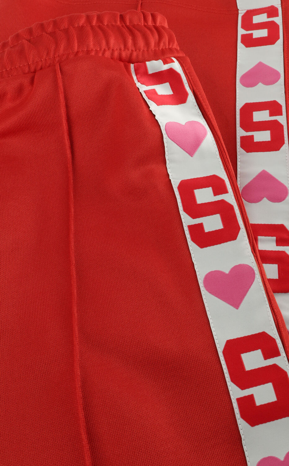 Rote Salty Stitch Weite Hose TRACK PANTS - large