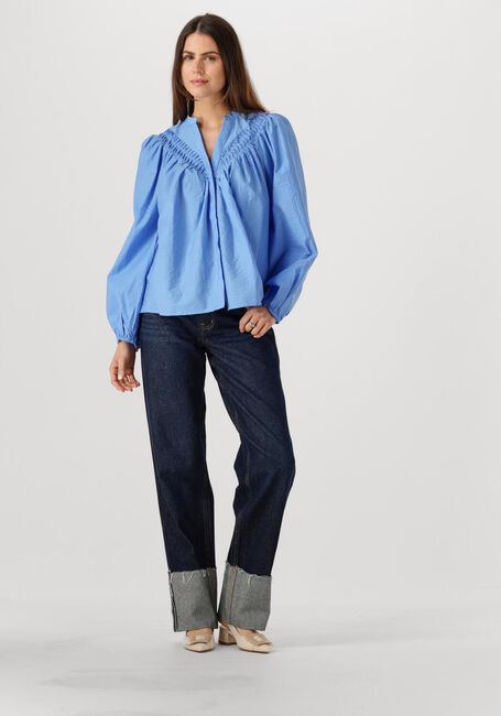 Blaue Y.A.S. Blusen YASELLY LS SHIRT - large