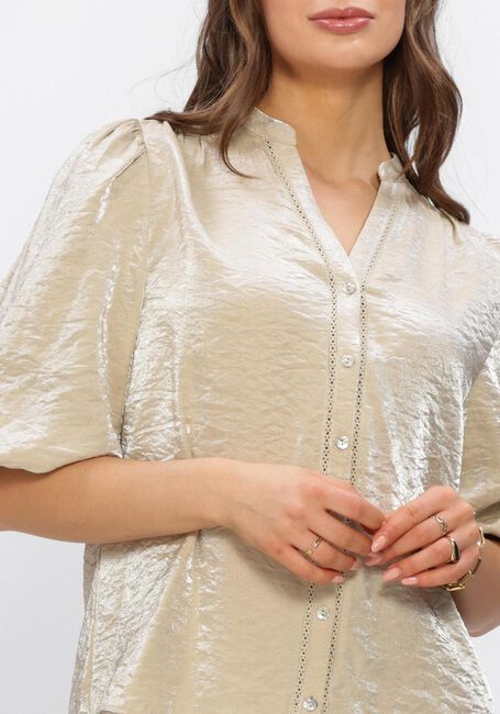 Beige NUKUS Blusen ROSIE BLOUSE SHINY - large