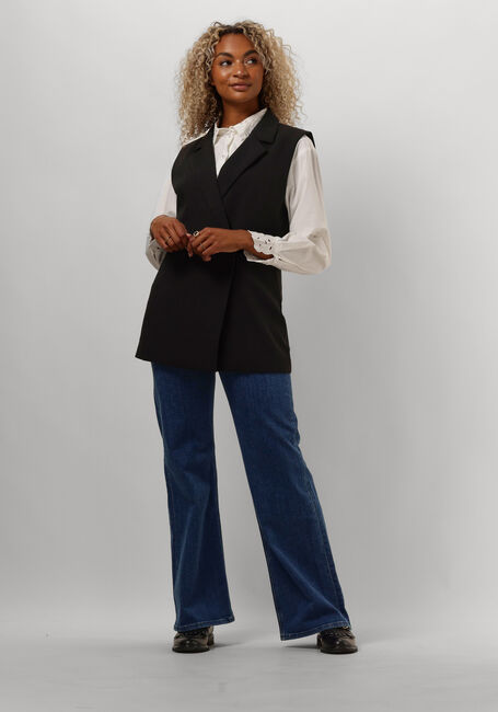 Schwarze ANOTHER LABEL Gilet JESSE BLAZER LS - large