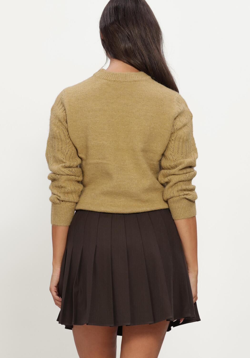 Ocker OBJECT Pullover OBJARONA L/S RE KNIT PULLOVER - large