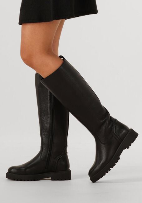 Schwarze BLASZ Hohe Stiefel LETA-78 - large