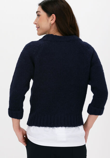 Dunkelblau PENN & INK Pullover W21L140 - large