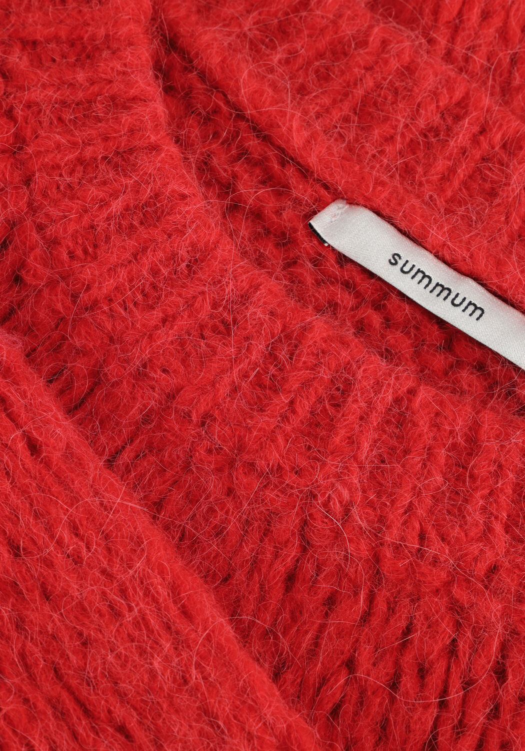 Rote SUMMUM Pullover SWEATER ALPACA BLEND KNIT - large