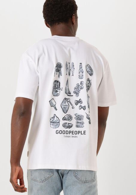 Wei&szlig;e THE GOODPEOPLE T-shirt TAX - large