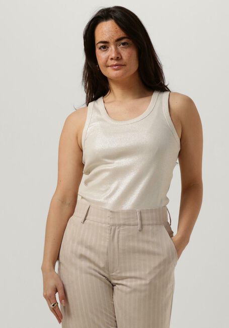 Weiße SUMMUM T-shirt RIB TANKTOP COTTON RIB - large