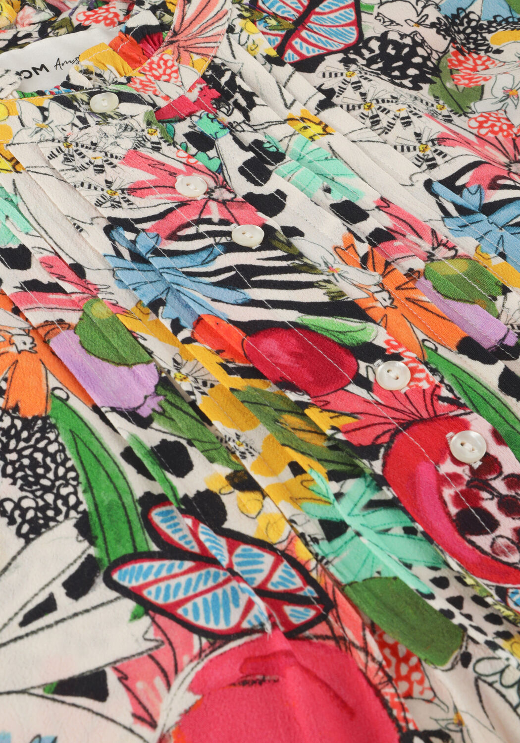 Mehrfarbige/Bunte POM AMSTERDAM Blusen BLOUSE 7293 - large