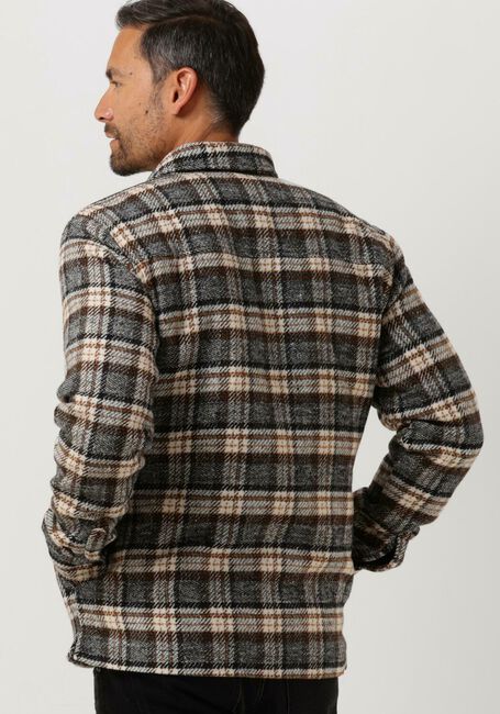 Camelfarbene COLOURFUL REBEL Overshirt JACK CHECK OVERSHIRT - large