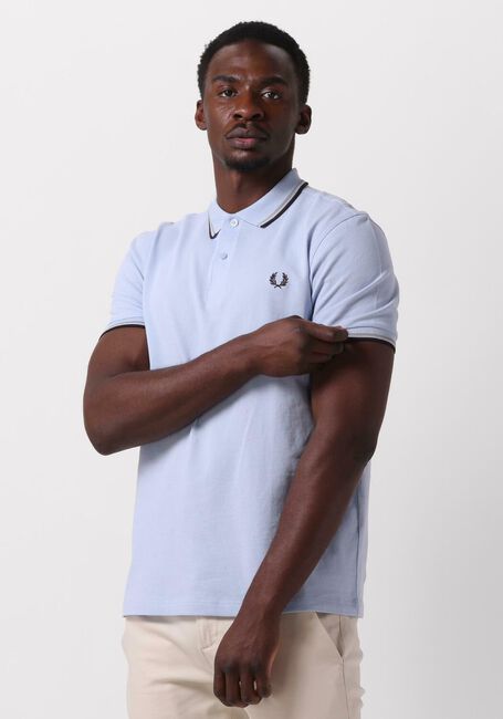 Hellblau FRED PERRY Polo-Shirt THE TWIN TIPPED FRED PERRY SHIRT - large