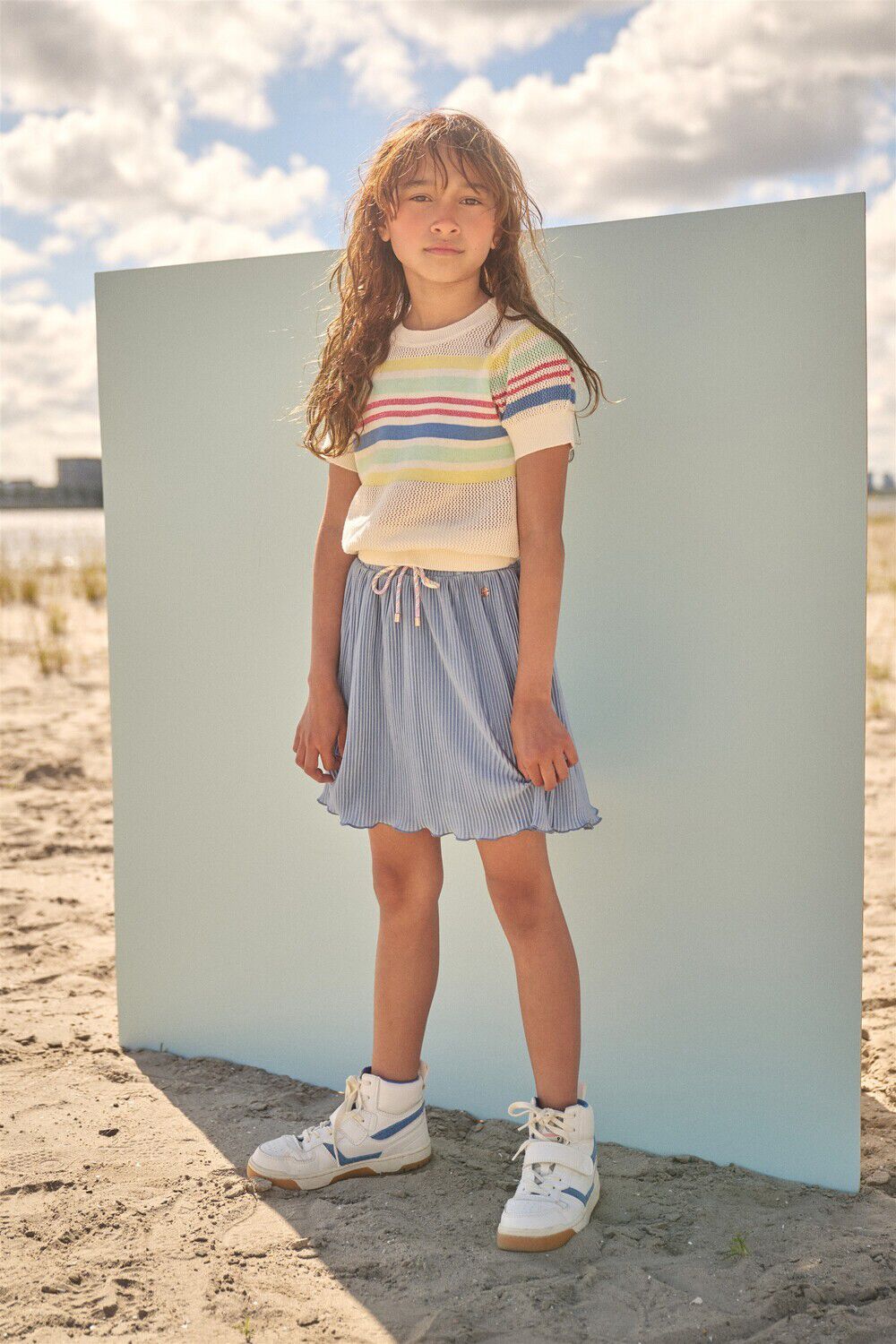 Beige NONO Top KAE KNITTED TOP - large