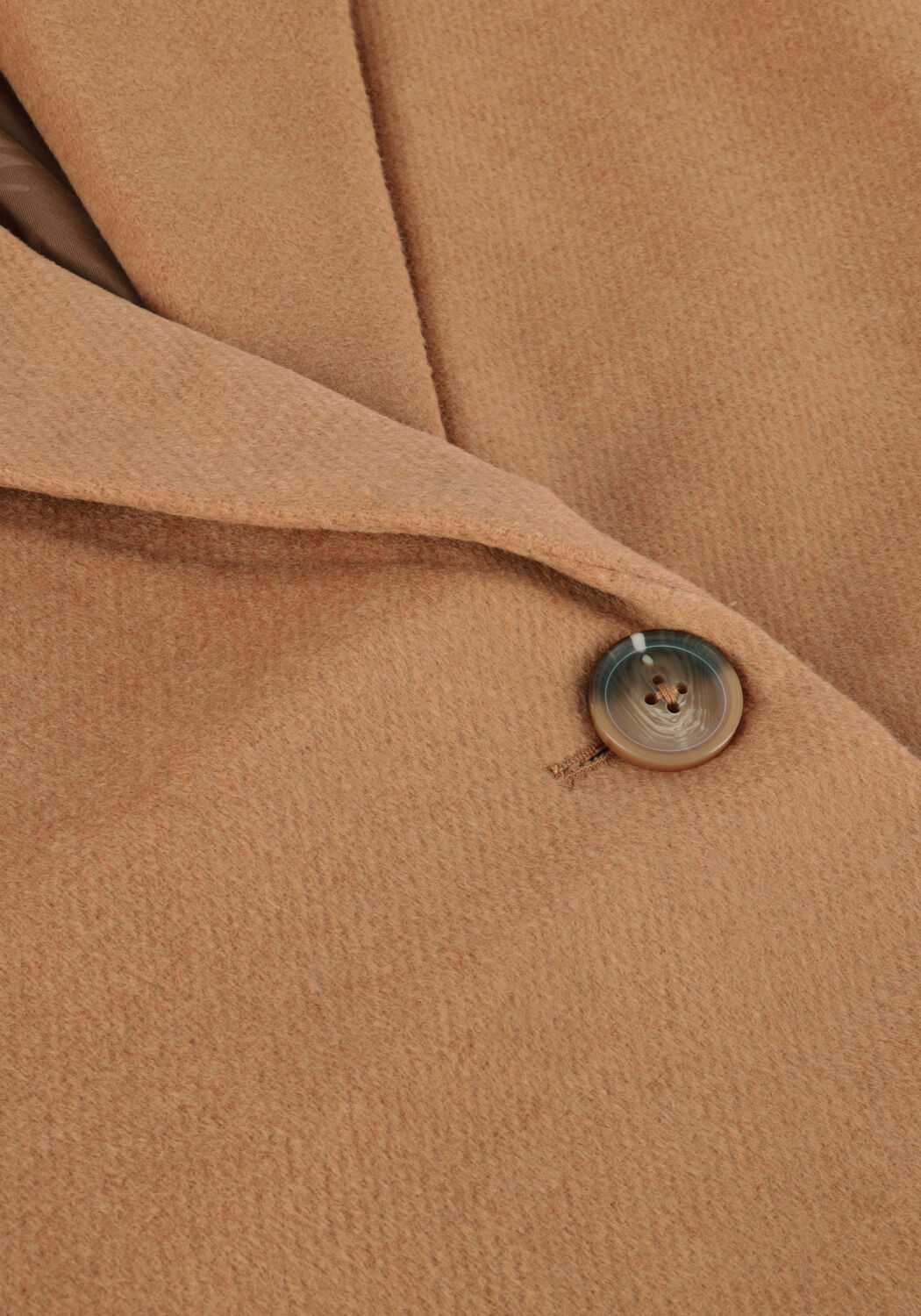 Camelfarbene NOTRE-V M&auml;ntel WOOL COAT - large