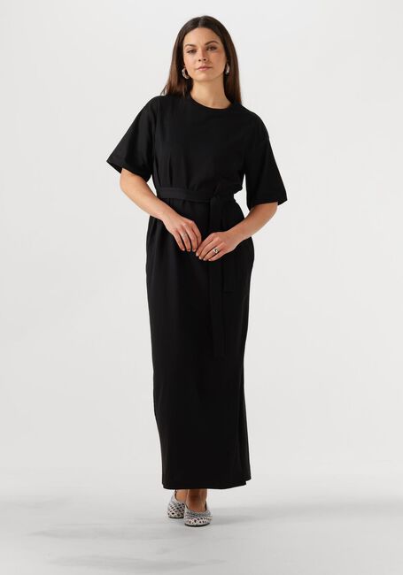 Schwarze SELECTED FEMME Maxikleid SLFESSENTIAL SS POCKET ANKLE DRESS - large