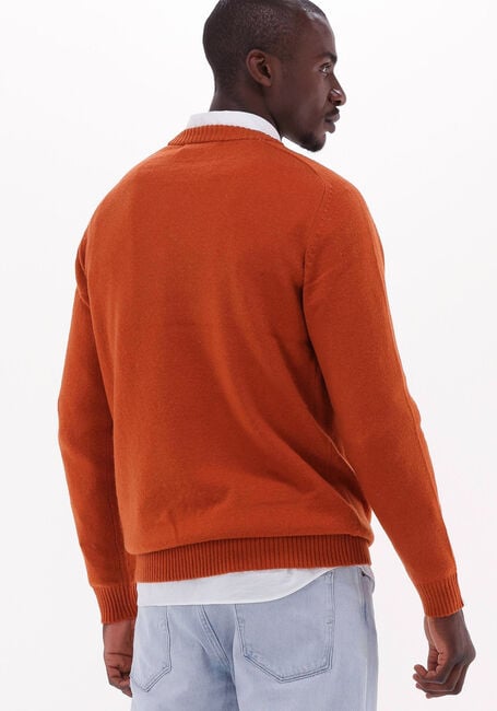 Braune SELECTED HOMME Pullover NEWCOBAN LAMBS WOOL CREW NECK W - large