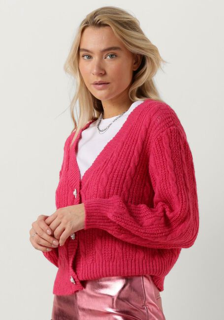 Fuchsie YDENCE Strickjacke CARDIGAN PLIEN - large