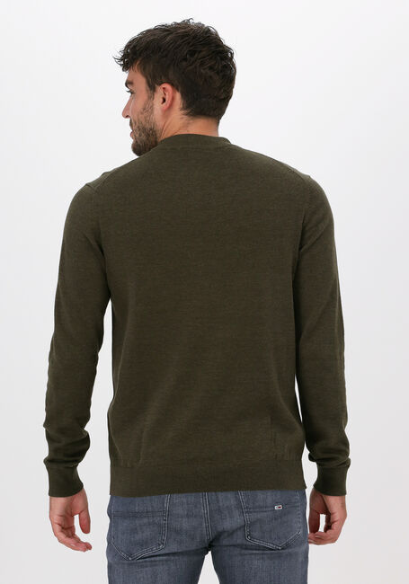 Grüne SELECTED MEN Pullover SLHBRADY LS KNIT MOCK NECK B - large