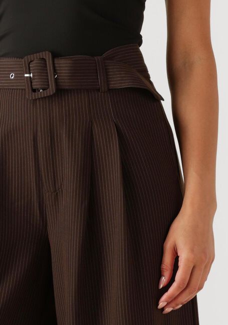 Braune MY ESSENTIAL WARDROBE Weite Hose VITTAMW HIGH WIDE PANT - large