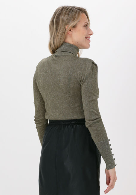 Grüne LIU JO Rollkragenpullover MAGLIA CHIUSA M/L LUREX TURTLE - large