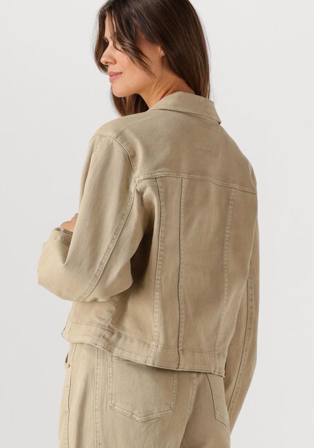 Beige Y.A.S. Jeansjacke YASLUA LS DENIM JACKET - large