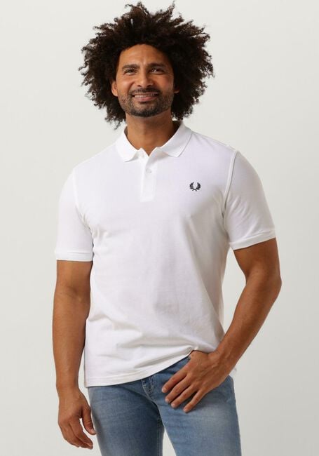 Weiße FRED PERRY Polo-Shirt THE PLAIN FRED PERRY SHIRT - large
