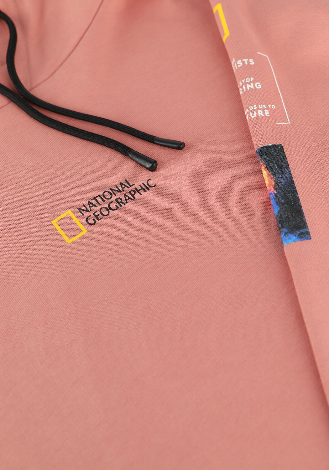 Orangene NATIONAL GEOGRAPHIC Sweatshirt HOODY WITH CORD - large