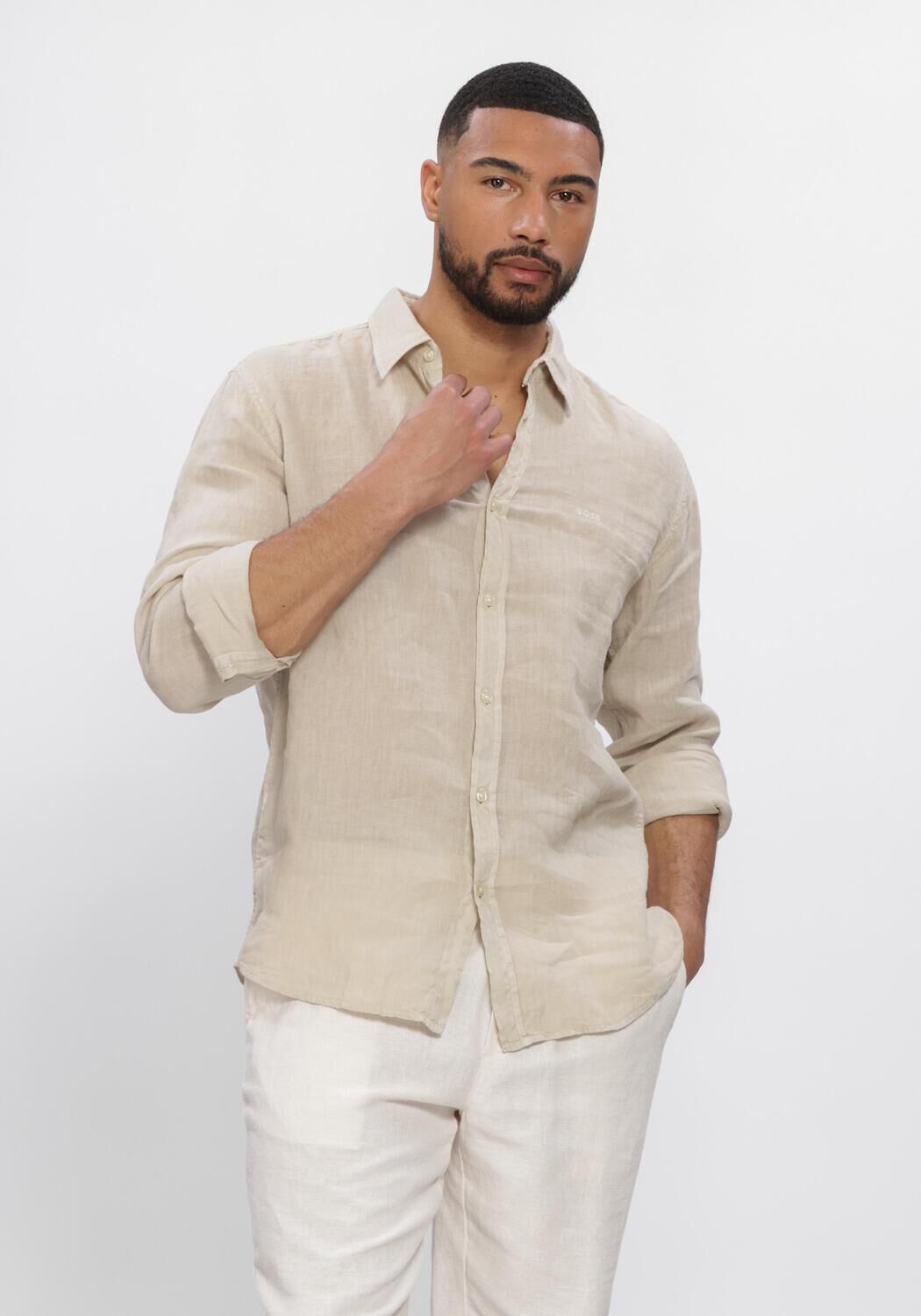 Beige BOSS ORANGE Casual-Oberhemd RELEGANT_6 - large